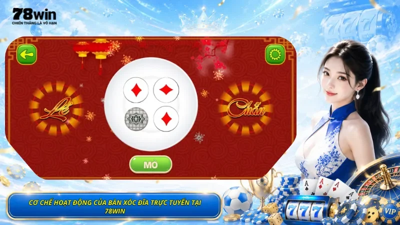 Cơ Chế Hoạt Động Của Bàn Xóc Đĩa Trực Tuyến Tại 78Win