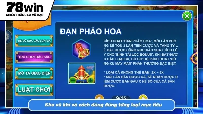 Linh hoạt thay đổi súng ống để tiêu diệt gọn gàng những đàn cá lớn