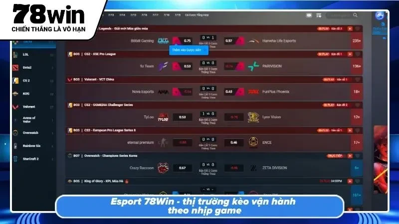 Tận hưởng sức nóng thể thao điện tử qua từng khoảnh khắc giao tranh