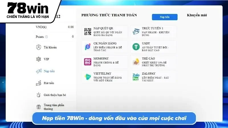 Bơm vốn kịp thời giúp cược thủ không bỏ lỡ những kèo cược thơm nhất